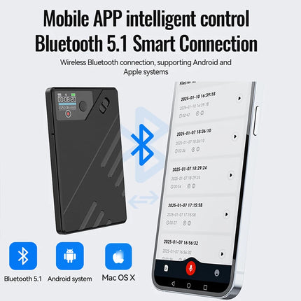 AI Voice Recorder ChatGPT APP Control Audio Mind Map Real Time Transcription, Summary, Translation Phone Calls Recording