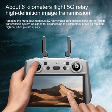 S155 MAX Drone GPS WIFI 3KM FPV 3-axis Gimbal 2.7K Dual Camera 360° Obstacle Avoidance Quadcopter 7.2" Screen Control