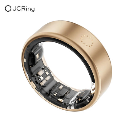JCRing X3 Smart Fitness Ring Black Stainless Steel Android IOS App Compatible Step Counter Wearable for Men & Women