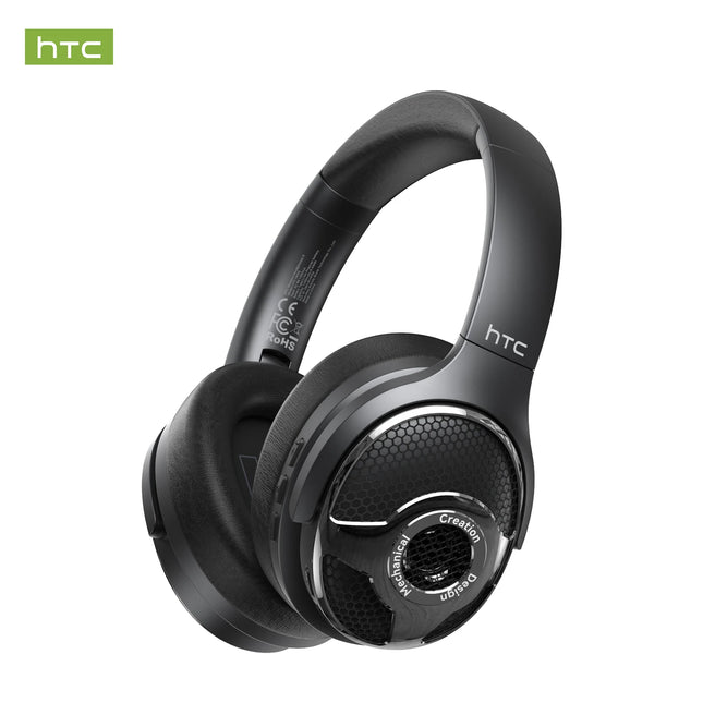 HTC HP09 Headphones Stereo Earphones Built-in Mic HiFi Bass Noise Isolating Headphones For Smartphone Computer Travel Work