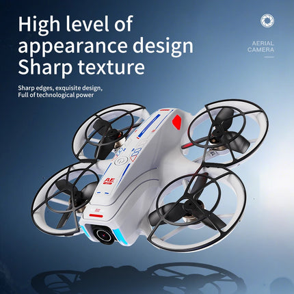 AE21 HD Dual Camera Mini Drones 4.3" Screen Remote RC Quadcopters With Propeller Guard Electronic Toys For Aerial Video Shooting