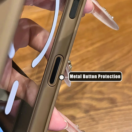 Crystal Clear Magnetic For Magsafe Phone Case For iPhone 17 Pro Max 17  Pro Wireless Charging Hybrid Bumper Shockproof Cover