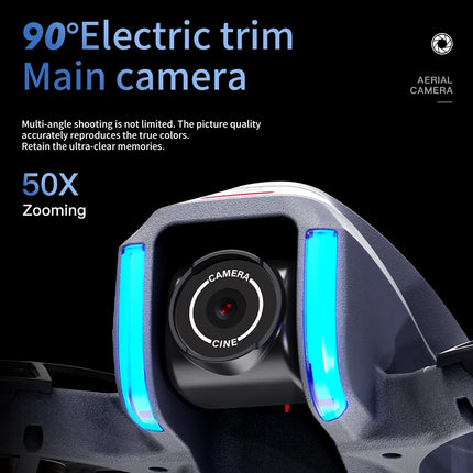 AE21 HD Dual Camera Mini Drones 4.3" Screen Remote RC Quadcopters With Propeller Guard Electronic Toys For Aerial Video Shooting