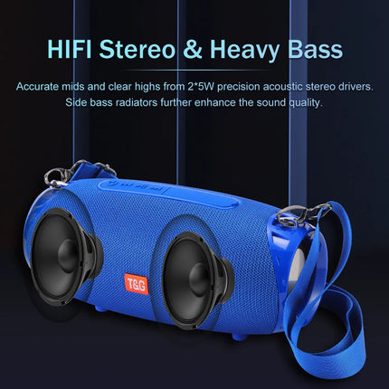 Subwoofer Bluetooth Speaker Portable Wireless Radio FM Computer PC TV 10W Powerful Woofer Bass Sound Box Music Big Caixa De Som
