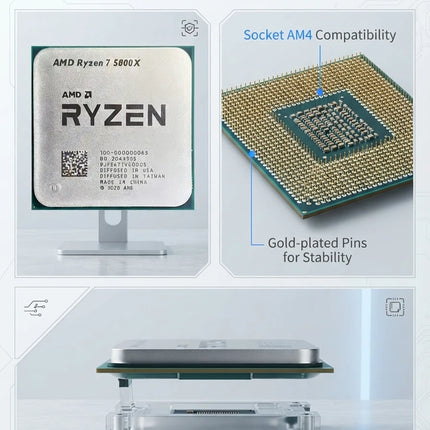 Gaming Desktop Processor R7 5800X Max Frequency Up To 4.7GHz