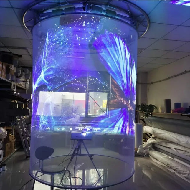 Hologram Projector Projection Screen Holographic Mesh Projection Screen