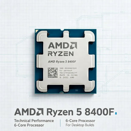 No Integrated Graphics AMD Ryzen5 8400F Processor Mid Tier Gaming Desktop CPU For Independent Graphics Matching Host