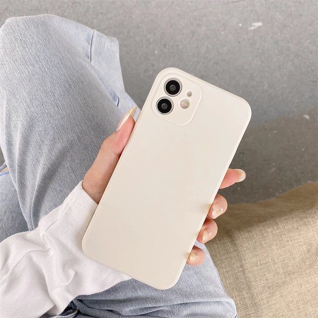 Luxury Liquid Silicone Phone Case For Xiaomi Redmi Note 12 12S 7 8 8T 9 9S 9T 10 10S 10T Pro Max Soft Thin Candy Colors Cover
