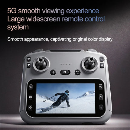 K900 Foldable RC Drone,4.5"Screen Remote,AirDrop,4-Way Obstacle Avoid,2K FPV,Optical Flow Positioning,Birthday Holiday Gift Toy