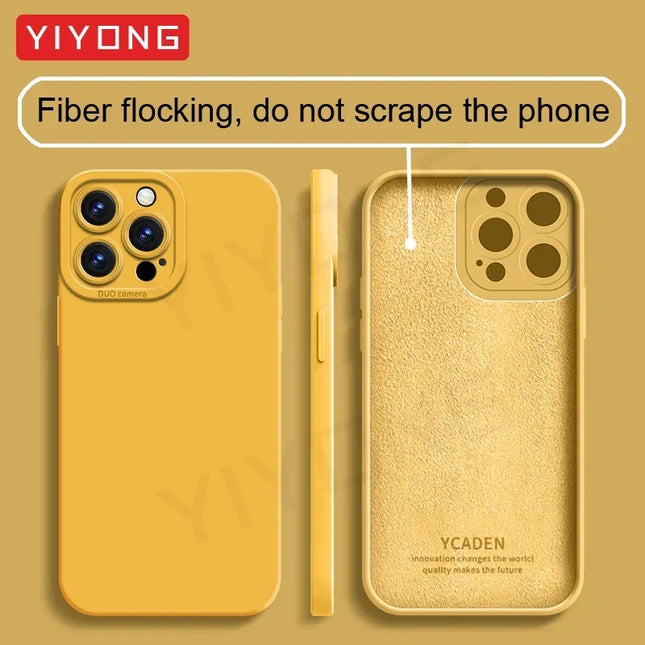 For Redmi Note14 Pro YIYONG Original Liquid Silicone Soft Cover For Xiaomi Redmi Note 14 13 15 Pro Plus Note15 Pro+ Phone Case