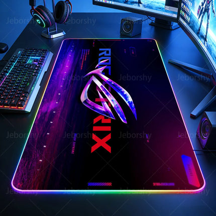 Black Mouse Pad, Gaming Mouse Pad, Anime Gaming Pad, Gaming Rug, Computer XXL Cute Mouse Pad, Large Gaming Keyboard Rug.