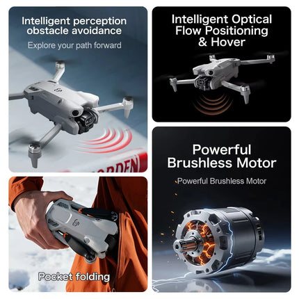 GT50 Pro Drone Factory 360° Obstacle Avoidance 8/6K Professional WIFI Aerial Photography Brushless Motor Foldable Quadcopter Toy
