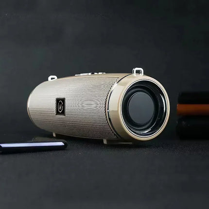 Outdoor Portable Bluetooth Speaker IPX4 Waterproof Wireless Stereo Speaker Deep Bass Support TF Card AUX Hands-free Call