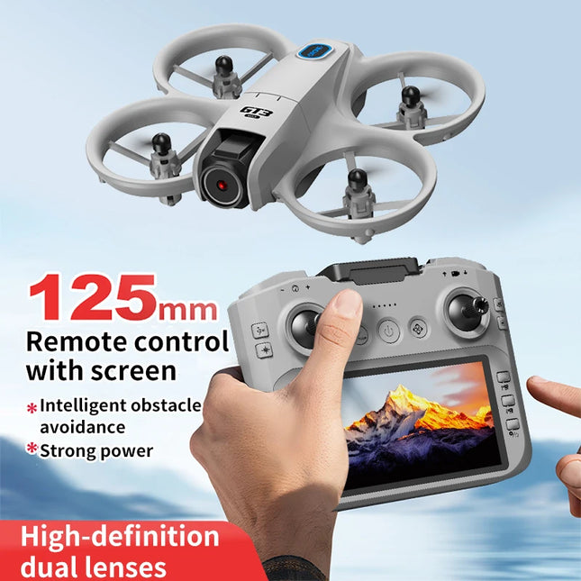 GT3 MAX Mini Foldable Drone with 8K HD Dual Camera Brushless Motor GPS Obstacle Avoidance RC Quadcopter for Photography