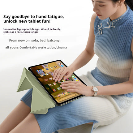Tablet Case for iPad Air 5 Case A16 Magnetic Back Smart Capa iPad Pro 11 Case 2025 M5 M3 M4 Mini A17 Split Buckle Anti-bending