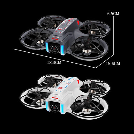 AE21 HD Dual Camera Mini Drones 4.3" Screen Remote RC Quadcopters With Propeller Guard Electronic Toys For Aerial Video Shooting