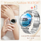 Silver Steel / Fashion Smart Watch
