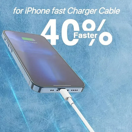 3PCS 6PCS for iPhone 20W USB C Carplay Cable Car Charger Cord  Fast Charging Data Transfer for iPhone 14 13 12 11
