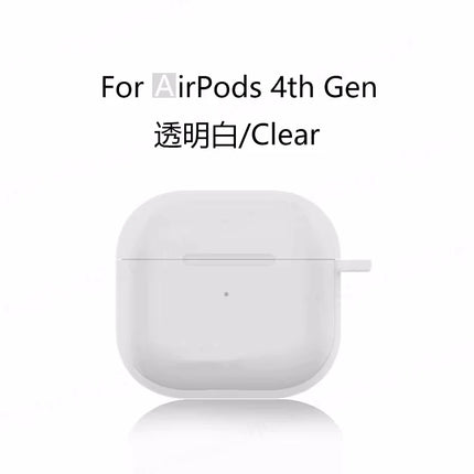 For AirPods 4th Accessories Case 2026 Soft Silicone Shockproof Protective Case For AirPod 4 with Active Noise Cancellation Cover