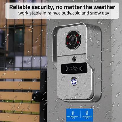 Visual Video Doorbell 2.4G WiFi Tuya Smart Home Outdoor Wireless Intelligent Intercom Night Vision Camera Waterproof Ring Bell