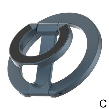Magnetic Phone Ring Holder Dual-Side Magnet 360° Rotation Ultra-Thin Foldable Portable Desktop Phone Stand for iPhone 17 16 15
