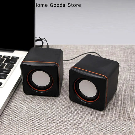 [TG813]Computer Speakers Stereo Microphone Audio PC Speaker USB Wired With LED Light For Desktop Computers PC Laptops