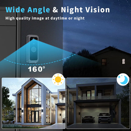 Smart Home Security Ring Bell Video Intercom 1080P Motion Detect Tuya Video Doorbell With 5 Inch Screen