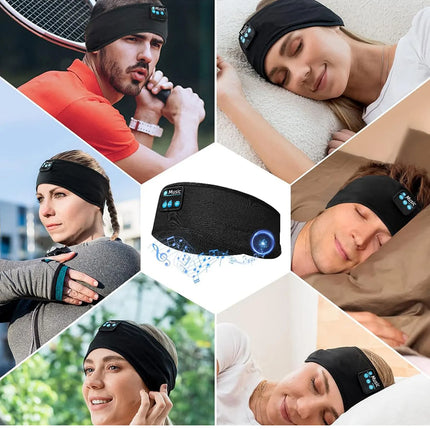Wireless Sports Headband Headphones with Ultra-Thin HD Stereo Speakers, for Sleeping,Workout,Jogging,Yoga,Insomnia, Air Travel