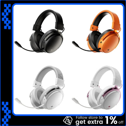 ATK Neptune N9 Pro/N9 Ultra Headphone 4 Mode Wireless Headset Low Delay ENC 1500mAh 53mm Dynamic Driver Earphone PC Accessories