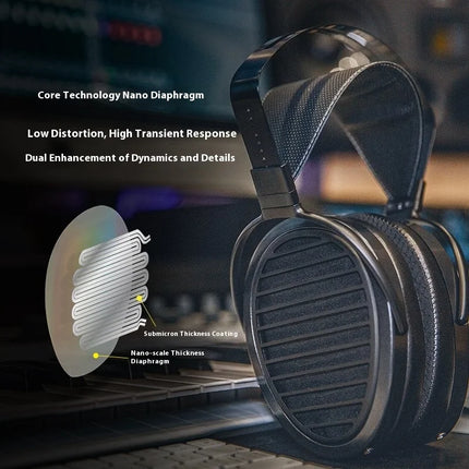Recorder Edition Flat Diaphragm HIFI Fever Monitor Earmuff Headphones Tablet Headset Fever Wired Monitor Omnivorous Headset