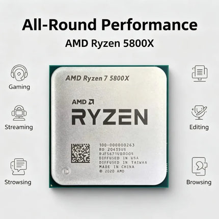 Gaming Desktop Processor R7 5800X Max Frequency Up To 4.7GHz