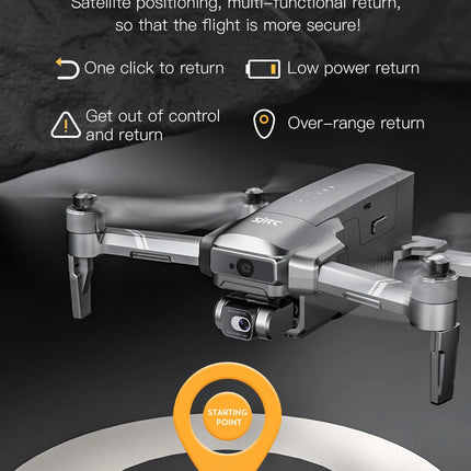 SJRC F22 S2 PRO+ GPS Drone 4K Professional 2 Axis Gimbal EIS Camera With Laser Obstacle Avoidance RC Foldable Quadcopter Dron