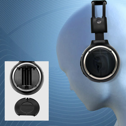 Promotional RF Silent Disco Fold Wireless Headphone Package --8 Pcs with 1 Transmitter in 500m