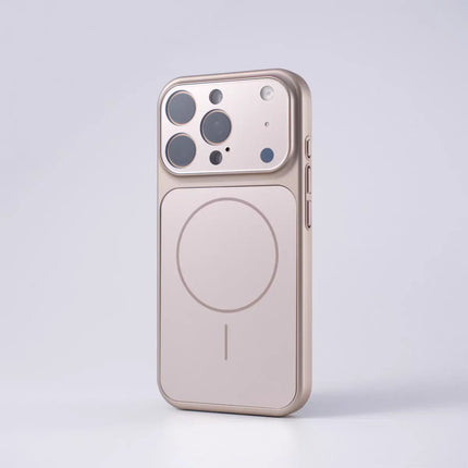 Large Window Protect For Magsafe Phone Case For iPhone 18 17 Air 16 15 14 13 Pro Max AG Nano Frosted Glass Magnetic Charge Cover