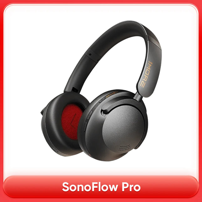 1MORE SonoFlow Pro HQ51 ANC Headphones Bluetooth 5.4 Hi-Res LDAC 40mm DLC Driver 42dB QuietMax ANC 100H Battery Over-Ear Headset