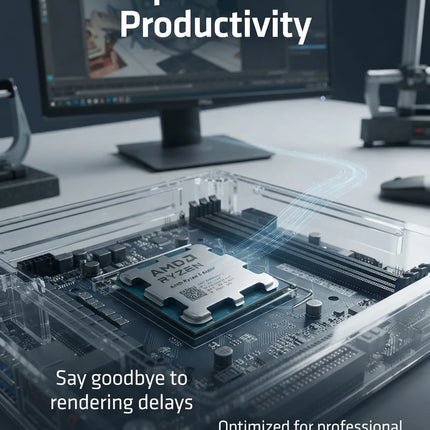 High Performance Gaming CPU AMD R5 8400F Without Onboard Graphics For Desktop Game Host