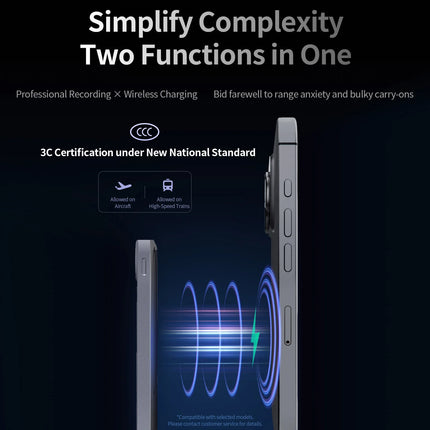DingTalk A1Pro AI Voice Recorder, Record, Transcribe, Summarize & Generate Notes, Smart Portable Assistant for Work & Study
