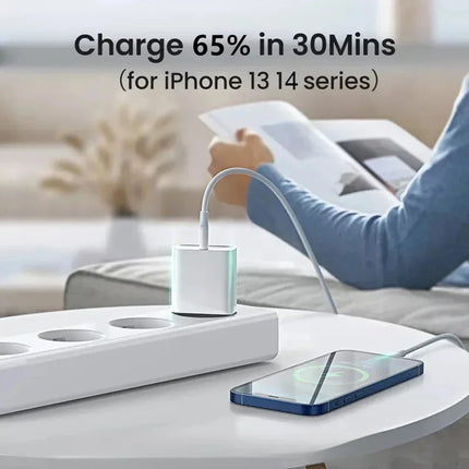 35W PD Fast Charging Cable For iPhone 11 12 13 Mini 14 Pro Max X XR XS Max 7 8 Plus SE Quick Charge USB C Cable With Retail Box