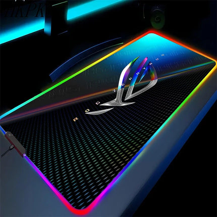 Black Mouse Pad, Gaming Mouse Pad, Anime Gaming Pad, Gaming Rug, Computer XXL Cute Mouse Pad, Large Gaming Keyboard Rug.