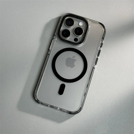 Magnetic Shockproof Clear For Magsafe Phone Case For iPhone 16 15 14 13 12 Pro Max 11 Wireless Charging Air Cushion Bumper Cover