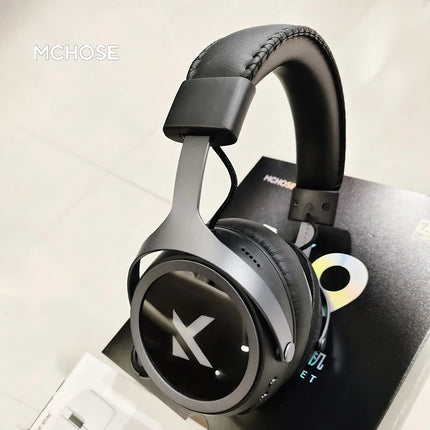 Newly Upgraded MCHOSE X9 Over-Ear Gaming Headset with Four-Mode Connectivity Long Battery Life for Gaming and Entertainment