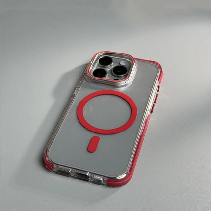 Metal Lens Kickstand Clear Phone Case for iPhone 16 17Pro Max 17 15 13 14 Pro 12 Magnetic Wireless Charge Non-slip Bumper Cover