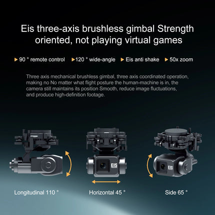 S155 MAX Drone GPS WIFI 3KM FPV 3-axis Gimbal 2.7K Dual Camera 360° Obstacle Avoidance Quadcopter 7.2" Screen Control