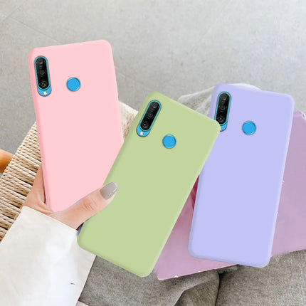 Liquid Silicone Phone Case for Huawei P30 lite P40 lite E Y6 Y7 Y9 Prime 2019 Y6P Y7P Y8S P Smart 2019 P Smart Z Cover Fundas