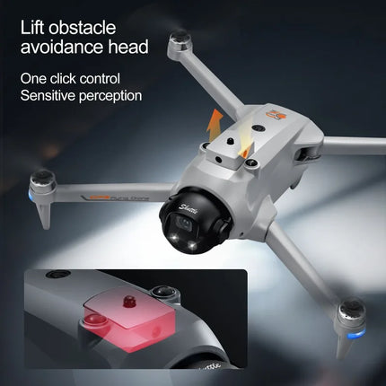 YL059 RC Quadcopter Drone with 4K Camera 23 Min FPV GPS Flight Optical Flow Positioning Auto Return Home RC Toy Boy Gift Dron