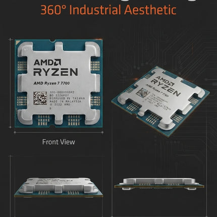 AMD Ryzen7 7700 Processor For Gaming Desktop PC Zen4 DDR5 AM5 Game CPU