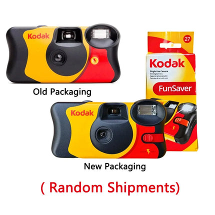 Classic Original Kodak FunSaver/Daylight Single Use Camera With Flash Disposable Point-and-Point Film Cameras 27 Sheets 39 Sheet
