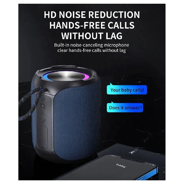 CABE-Bluetooth Speaker High-Quality Stereo Sound Speaker Long Battery Life Bluetooth Speaker Low Latency Portable Wireless Speak