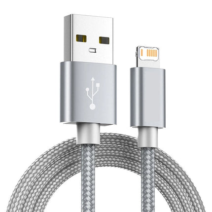 1m Nylon Braided USB Fast Charging Cable For iPhone X XR XS 11 12 13 14 Pro Max 6 6S 7 8 Plus SE 2020 Quick Charge Data Cables