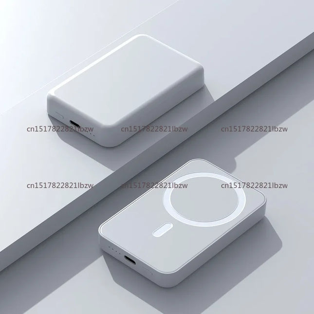 Wireless magnetic power bank fast charging compact and portable power bank